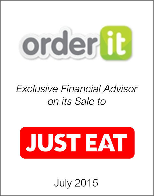 July 2015: Origin Merchant Partners Advises Orderit.ca on its Sale to JUST EAT Canada